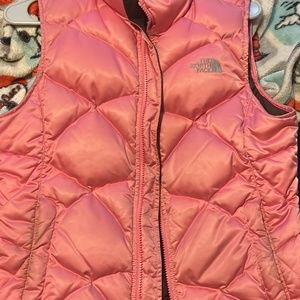 Pink Northface Vest